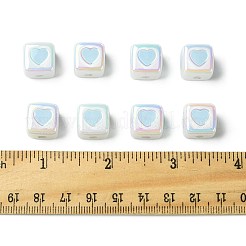 10 шт. непрозрачные акриловые эмалевые бусины&nbsp;ACRC-FS0001-02C