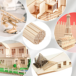 100 pz bastoncini di legno per lavori artigianali&nbsp;DIY-OC0015-05B