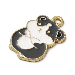 Золотили эмали сплава подвески&nbsp;ENAM-L049-01G-09