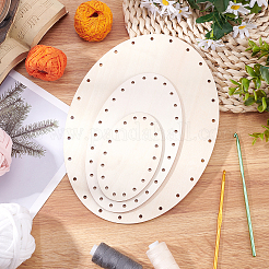 Комплект деревянных вязаных плавок крючком&nbsp;WOOD-WH0027-15