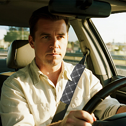 Универсальные накладки на ремни безопасности автомобиля из искусственной кожи pu&nbsp;AJEW-WH20020-340A