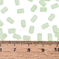 Perles de rocaille en verre transparent dépoli fgb&nbsp;SEED-N013-05A-08