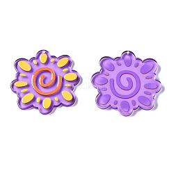 Полупрозрачные акриловые подвески&nbsp;TACR-T021-45C