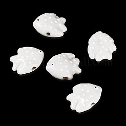 5 pièces de perles en porcelaine faites à la main&nbsp;PORC-TADJ0001-05J