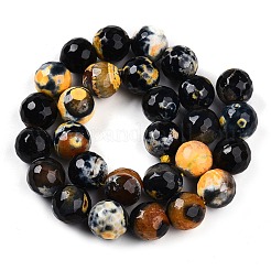 Chapelets de perle en agate naturelle teinte&nbsp;G-T141-01A-02