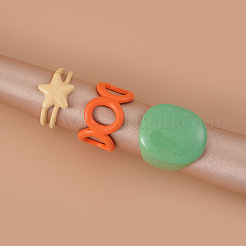 Fingerringe-Set aus Zinklegierung&nbsp;WG21422-01