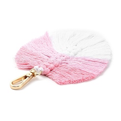 Плетеные подвески в виде листьев макраме ручной работы из хлопковой нити&nbsp;GLAA-K060-08KCG-05