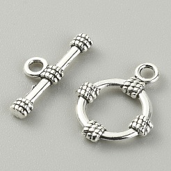 Aleación de estilo tibetano toggle corchetes&nbsp;LS-FIND-CJC0017-21D-AS
