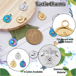 18шт 3 цвета ионное покрытие (IP) 304 нержавеющая сталь подвески наборы&nbsp;STAS-DC0014-12