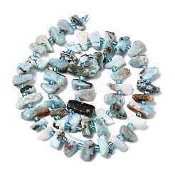 Природные ларимар бисер нитей&nbsp;G-L649-A07-01