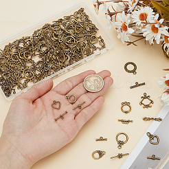 96 комплект застежек-тоглов из сплава в тибетском стиле&nbsp;FIND-AR0005-76