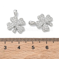 Shegrace Messing-Anhänger mit klarem Zirkonia&nbsp;XGRQ3K944-564P