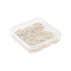 24 шт. 12 стиля подвески из цинкового сплава со стразами&nbsp;FIND-FS0004-40