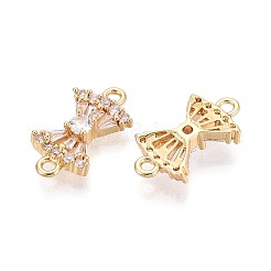 Латунные подвески из прозрачного кубического циркония&nbsp;KK-N284-08G