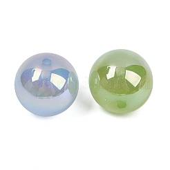 Светящиеся непрозрачные акриловые бусины&nbsp;MACR-C036-03