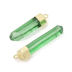 Pendentifs pointus en cristal de quartz naturel&nbsp;G-P253-03G-12