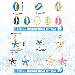 40 шт. 10 стильных подвески из сплава с покрытием&nbsp;FIND-PH0004-09