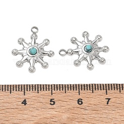 Pendientes de material sintético de color turquesa&nbsp;GG-CBAA892-01P