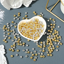 600 шт. 2 цвета железные дистанционные бусины&nbsp;IFIN-PA0001-03