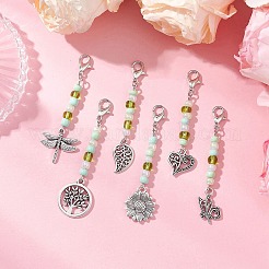 6 шт. подвесные украшения из цинкового сплава&nbsp;HJEW-JM03159-02