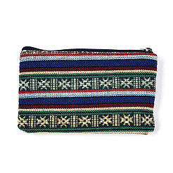Кошельки из хлопковой ткани с полосатым узором в богемном стиле&nbsp;AJEW-N003-04