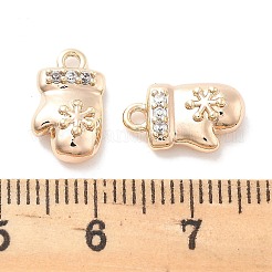 Colgantes de circonita cúbica transparente micro pavé&nbsp;KK-M102-07G