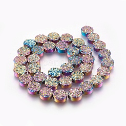 Гальванические немагнитная синтетический гематит бисер пряди&nbsp;G-E498-21A-06