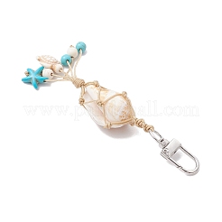 3 шт. плетеная нейлоновая нить и подвеска из натуральных ракушек&nbsp;HJEW-TA00342