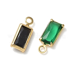 Подвески из латуни с кубическим цирконием и стеклом&nbsp;KK-Z136-11G