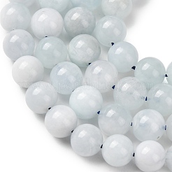 Natürliche Aquamarin Perlen Stränge&nbsp;G-R446-8mm-04-02
