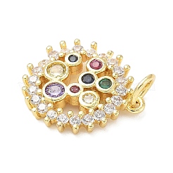 Латунные микро проложить кубического циркония подвески&nbsp;KK-D357-46G