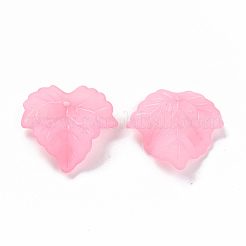 Осенняя тема прозрачные матовые акриловые подвески&nbsp;PAF002Y-10