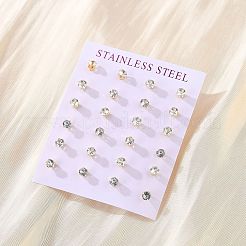 Серьги-гвоздики из нержавеющей стали 304&nbsp;EJEW-I229-03G-A