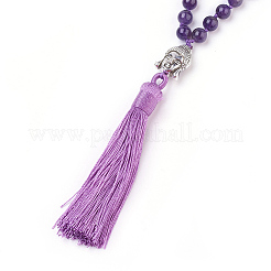 Collane ciondolo nappa&nbsp;NJEW-P191-A05