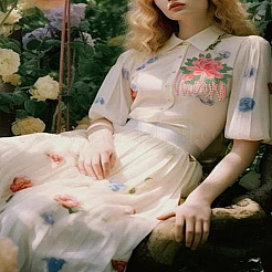 3 шт. 3-х цветные компьютерные вышитые тканевые лоскуты&nbsp;PATC-LP0001-16