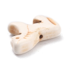 Синтетические бирюзовые бусины в виде лошади&nbsp;G-B015-03