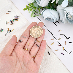 50 шт. 5-х цветные наконечники для шнура из нержавеющей стали 304&nbsp;STAS-DC0003-66