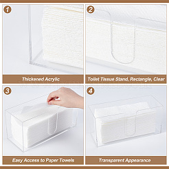 4 soporte para papel acrílico&nbsp;AJEW-WA0003-33
