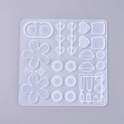 Diy мотаться серьги аксессуары силиконовые Молды&nbsp;X-DIY-K017-06