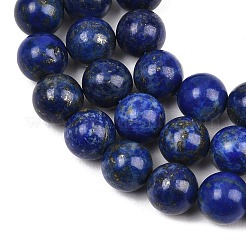 Naturales lapis lazuli de hebras de abalorios&nbsp;G-G953-03-10mm