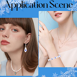 60шт фарфоровые бусины ручной работы&nbsp;PORC-SC0001-30B