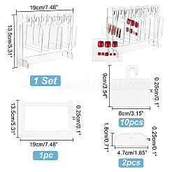 1 комплект акриловых стендов для демонстрации дизайна ногтей&nbsp;ODIS-PH0001-62B