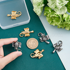 6 шт. 2-цветные подвески из нержавеющей стали 304 с вакуумным покрытием PVD&nbsp;STAS-UN0038-90