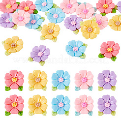 20 Stück opake Harz-Cabochons&nbsp;RESI-TADJ0001-08D