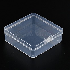 Récipients à billes en plastique avec couvercle à charnière&nbsp;CON-Z007-04B
