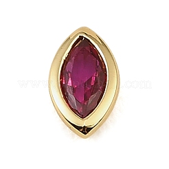 Cabochons en zircon cubique pavés de laiton&nbsp;CU-CBA30E8-02G