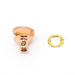 Fermagli di bloccaggio della borsa in ottone&nbsp;LS-KK-WH0044-02LG
