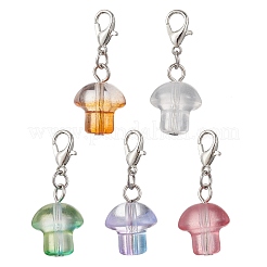 Подвесные украшения в виде грибов ручной работы&nbsp;HJEW-JM03390
