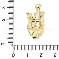 Латунные подвески из микро-паве&nbsp;KK-A282-25G