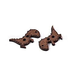 Dinosaurier-Holzknöpfe mit einem Loch&nbsp;BUTT-Q046-05B